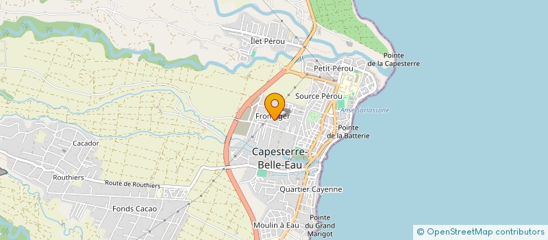localisation de l'entreprise MONSIEUR SEBASTIEN GRENIER à CAPESTERRE BELLE EAU