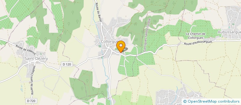 localisation de l'entreprise MONSIEUR SEBASTIEN GRENIER  COLLORGUES