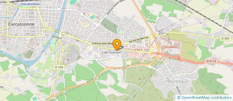 localisation de l'entreprise MONSIEUR SEBASTIEN GRIFFE  CARCASSONNE