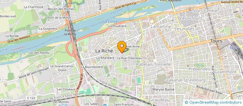 localisation de l'entreprise MONSIEUR SEBASTIEN GRIFFON à TOURS