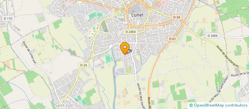 localisation de l'entreprise MONSIEUR SEBASTIEN GROSCH  LUNEL