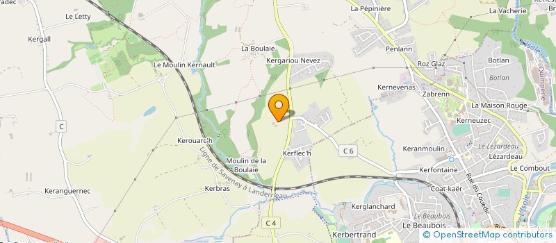 localisation de l'entreprise MONSIEUR SEBASTIEN GROSSET  MELLAC