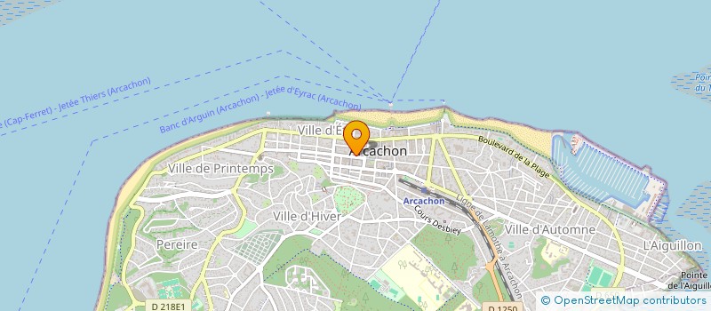 localisation de l'entreprise MONSIEUR SEBASTIEN GRUEL à ARCACHON