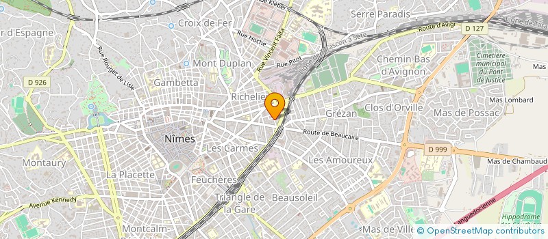 localisation de l'entreprise MONSIEUR SEBASTIEN GUALDE  NIMES