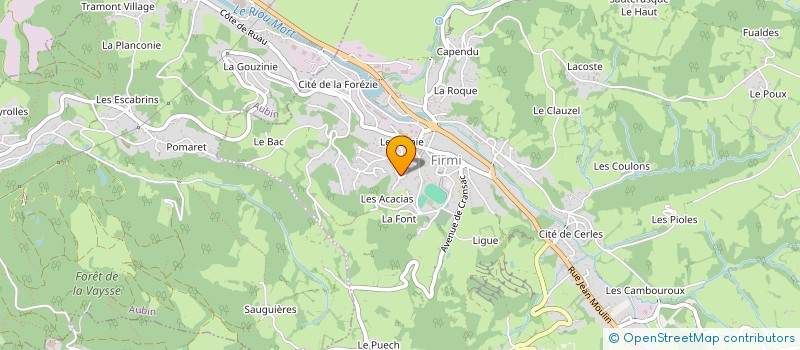 localisation de l'entreprise MONSIEUR SEBASTIEN GUARDIA  FIRMI