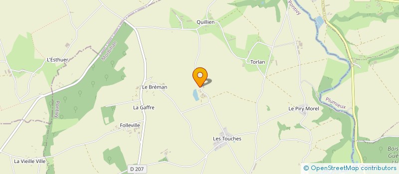 localisation de l'entreprise MONSIEUR SEBASTIEN GUEHENNEUX  BREHAN