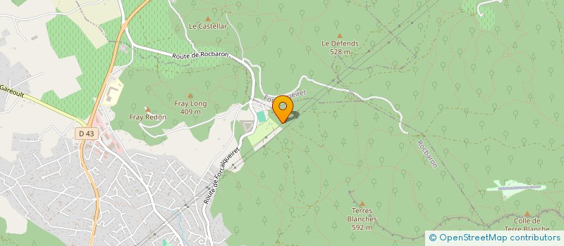 localisation de l'entreprise MONSIEUR SEBASTIEN GUEHL  ROCBARON