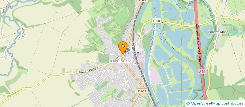 localisation de l'entreprise MONSIEUR SEBASTIEN GUERARD  DIEULOUARD