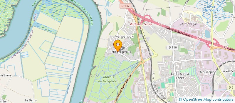 localisation de l'entreprise MONSIEUR SEBASTIEN GUERET  VERGEROUX