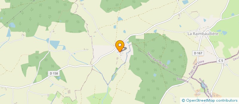 localisation de l'entreprise MONSIEUR SEBASTIEN GUERIN  SAINT-PAUL-DU-BOIS