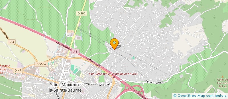 localisation de l'entreprise MONSIEUR SEBASTIEN GUERIN à SAINT-MAXIMIN-LA-SAINTE-BAUME