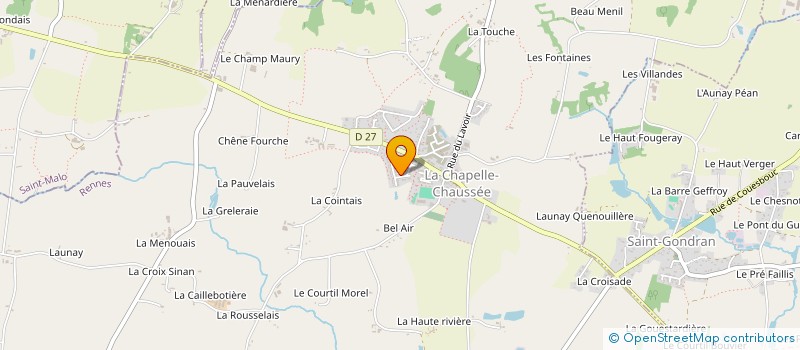 localisation de l'entreprise MONSIEUR SEBASTIEN GUERINEAU  LA CHAPELLE-CHAUSSEE