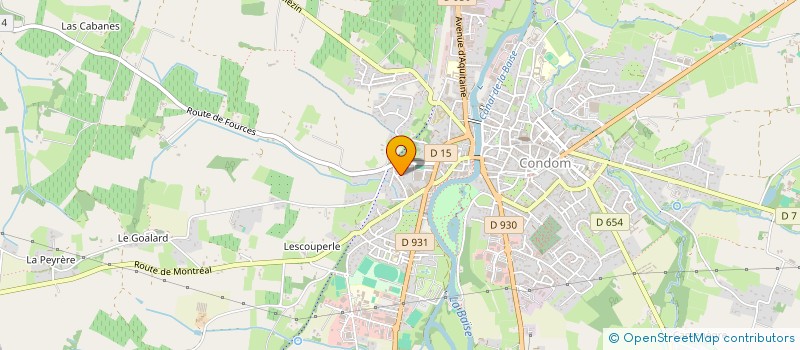 localisation de l'entreprise MONSIEUR SEBASTIEN GUERRUCCI  CONDOM