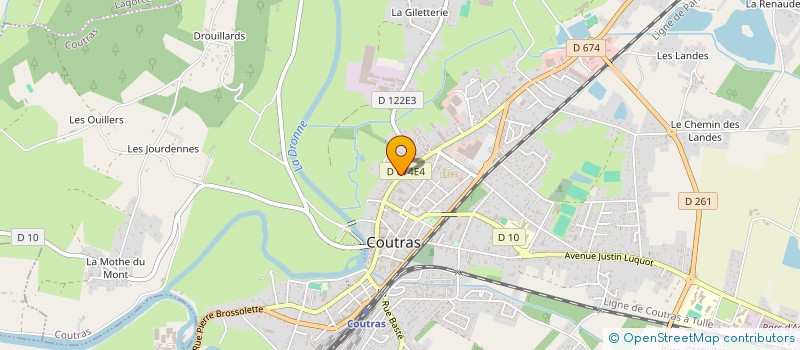 localisation de l'entreprise MONSIEUR SEBASTIEN GUERRY  COUTRAS