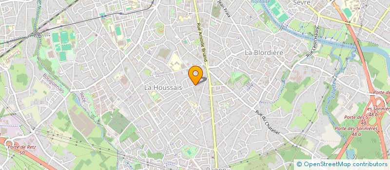 localisation de l'entreprise MONSIEUR SEBASTIEN GUERY  REZE