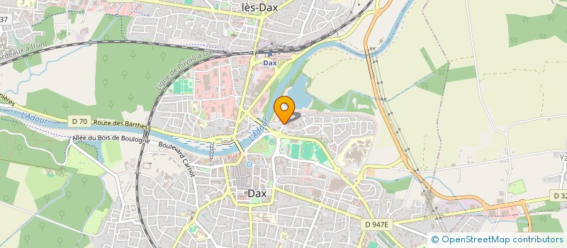 localisation de l'entreprise MONSIEUR SEBASTIEN GUEZ  DAX