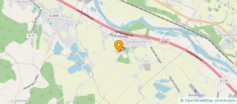 localisation de l'entreprise MONSIEUR SEBASTIEN GUGLIELMONE  SARPOURENX