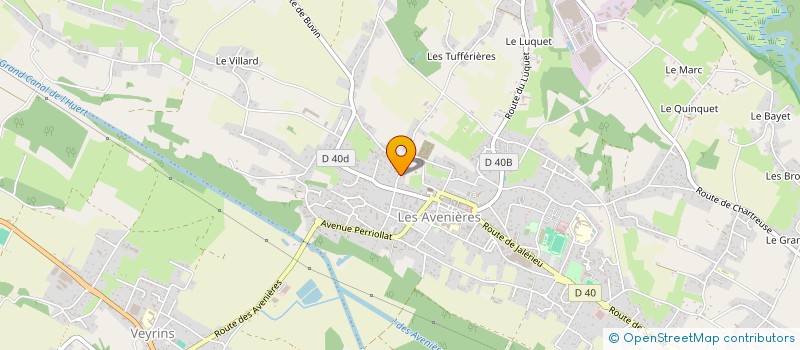 localisation de l'entreprise MONSIEUR SEBASTIEN GUICHARD  LES AVENIERES VEYRINS-THUELLIN