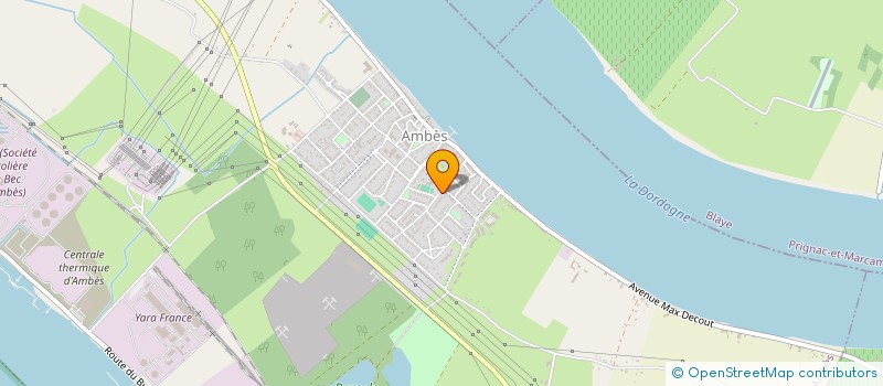 localisation de l'entreprise MONSIEUR SEBASTIEN GUIDICI  AMBES