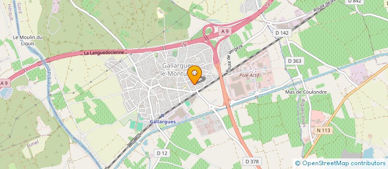 localisation de l'entreprise MONSIEUR SEBASTIEN GUIDOTTI à GALLARGUES-LE-MONTUEUX