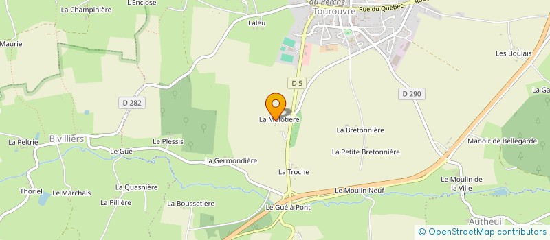 localisation de l'entreprise MONSIEUR SEBASTIEN GUIGNERY à TOUROUVRE AU PERCHE
