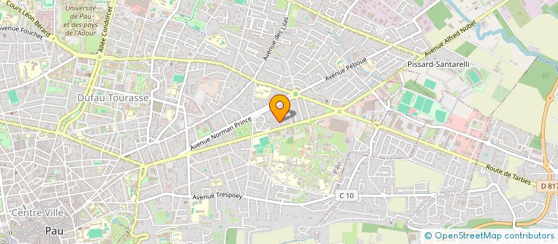 localisation de l'entreprise MONSIEUR SEBASTIEN GUILLAUME à PAU