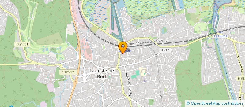 localisation de l'entreprise MONSIEUR SEBASTIEN GUILLAUMIN à LA TESTE-DE-BUCH