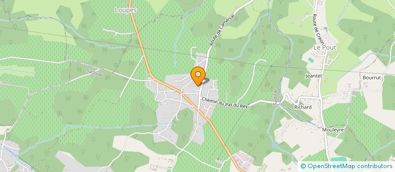 localisation de l'entreprise MONSIEUR SEBASTIEN GUILLET  LA SAUVE