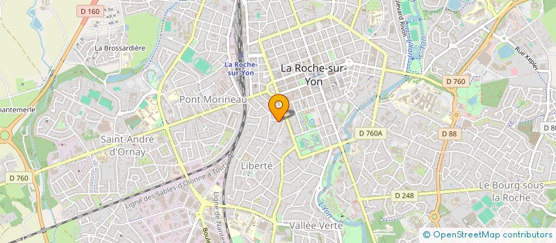 localisation de l'entreprise MONSIEUR SEBASTIEN GUILLET à LA ROCHE-SUR-YON