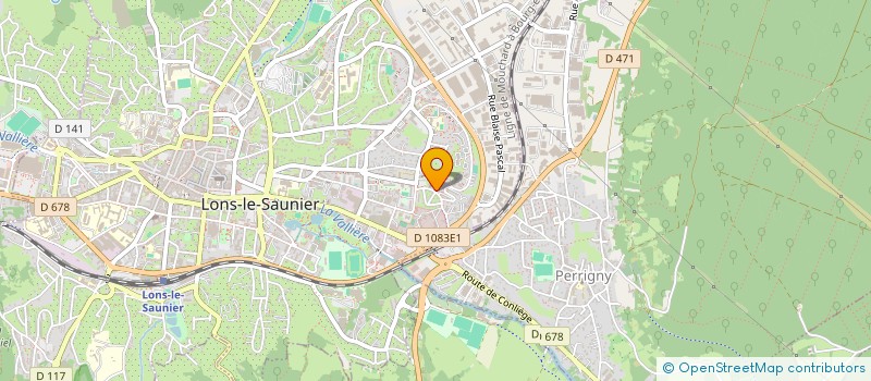 localisation de l'entreprise MONSIEUR SEBASTIEN GUILLET à LONS-LE-SAUNIER
