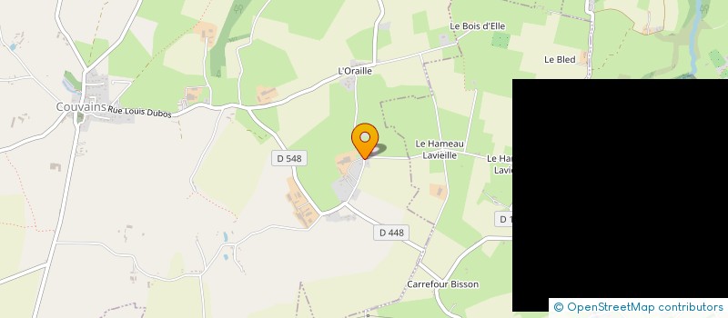 localisation de l'entreprise MONSIEUR SEBASTIEN GUILLOT  COUVAINS