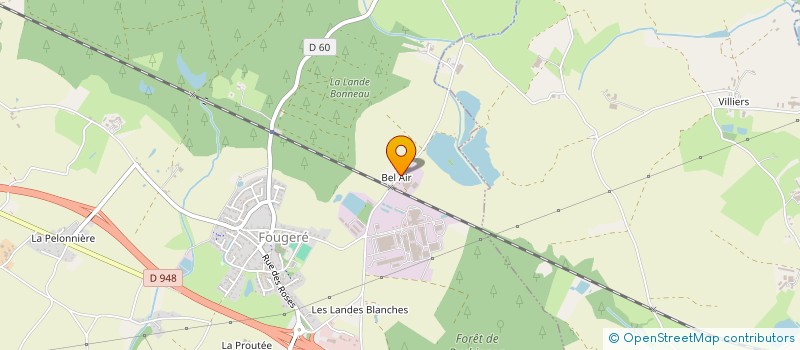 localisation de l'entreprise MONSIEUR SEBASTIEN GUILLOT  FOUGERE