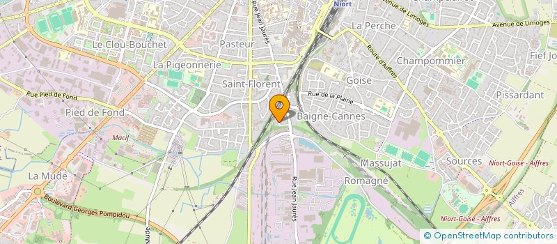 localisation de l'entreprise MONSIEUR SEBASTIEN GUILLOTEAU à NIORT