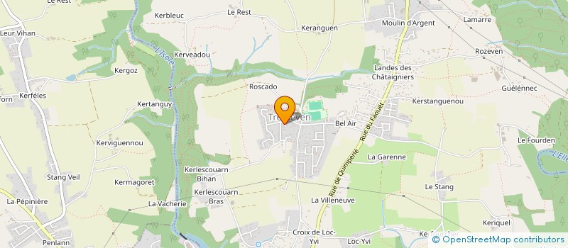 localisation de l'entreprise MONSIEUR SEBASTIEN GUILLOU  TREMEVEN