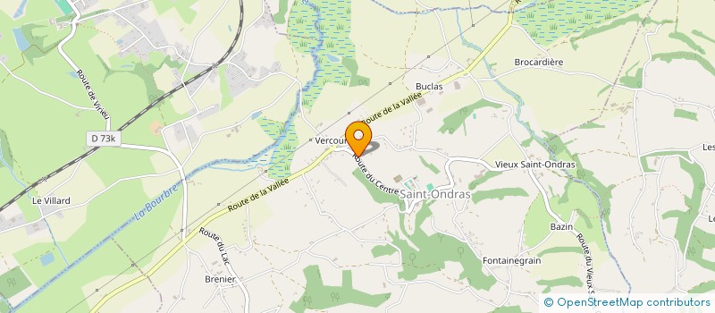 localisation de l'entreprise MONSIEUR SEBASTIEN GUINET  SAINT-ONDRAS