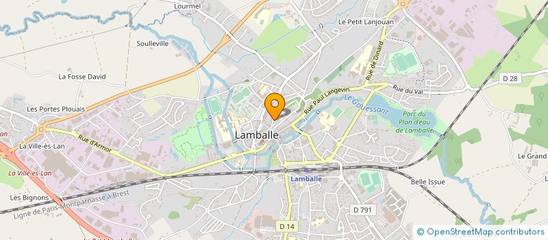 localisation de l'entreprise MONSIEUR SEBASTIEN GUINIER à LAMBALLE-ARMOR