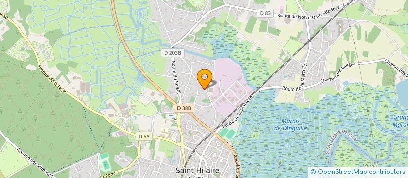 localisation de l'entreprise MONSIEUR SEBASTIEN GUIVARCH à SAINT-HILAIRE-DE-RIEZ