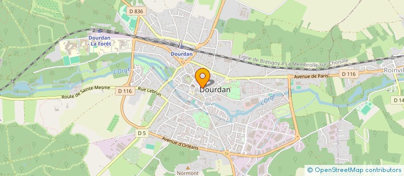 localisation de l'entreprise MONSIEUR SEBASTIEN GUIZELIN à DOURDAN