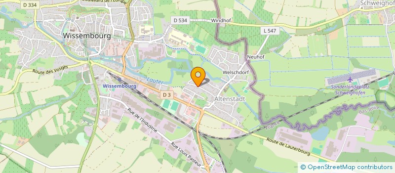 localisation de l'entreprise MONSIEUR SEBASTIEN GUTKNECHT  WISSEMBOURG