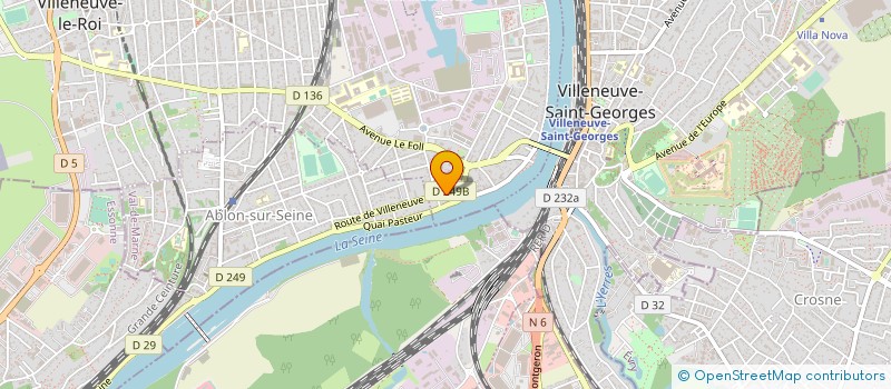 localisation de l'entreprise MONSIEUR SEBASTIEN GUY à VILLENEUVE-LE-ROI