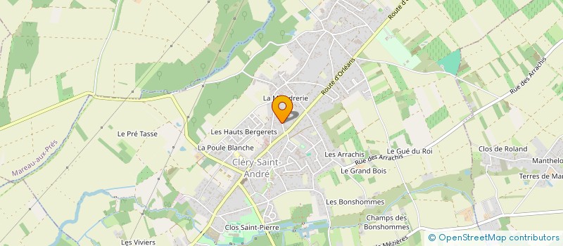 localisation de l'entreprise MONSIEUR SEBASTIEN GUYOT à CLERY-SAINT-ANDRE