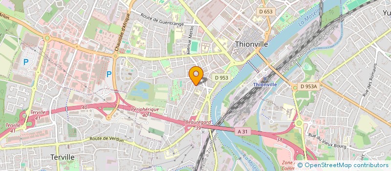 localisation de l'entreprise MONSIEUR SEBASTIEN HAAG à THIONVILLE