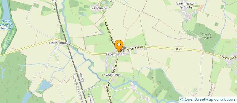 localisation de l'entreprise MONSIEUR SEBASTIEN HABSIGER  FRONTENARD