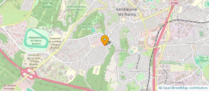 localisation de l'entreprise MONSIEUR SEBASTIEN HAFFEN  VANDUVRE-LES-NANCY