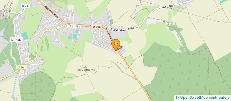 localisation de l'entreprise MONSIEUR SEBASTIEN HAFNER  TRIEUX