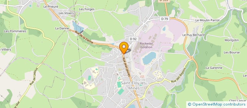 localisation de l'entreprise MONSIEUR SEBASTIEN HAGE à SAINT-ELOY-LES-MINES