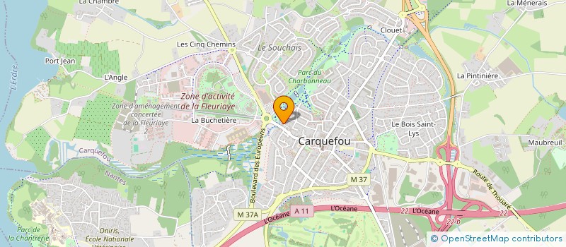 localisation de l'entreprise MONSIEUR SEBASTIEN HALLEREAU à CARQUEFOU