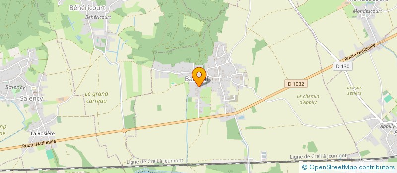 localisation de l'entreprise MONSIEUR SEBASTIEN HAMART  BABUF