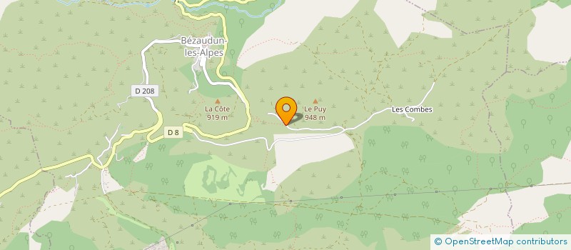 localisation de l'entreprise MONSIEUR SEBASTIEN HAMEL  BEZAUDUN-LES-ALPES