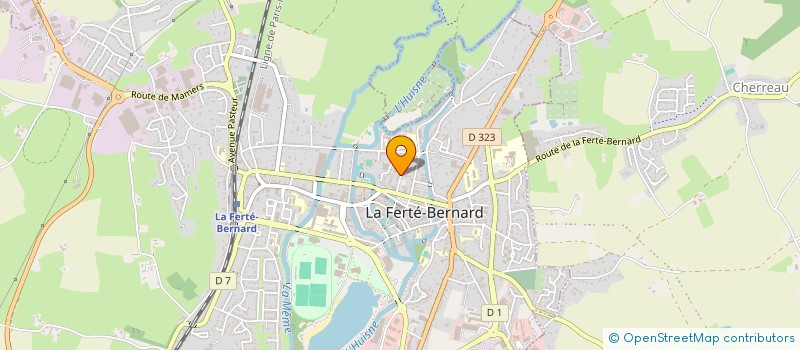 localisation de l'entreprise MONSIEUR SEBASTIEN HAMELIN  LA FERTE-BERNARD